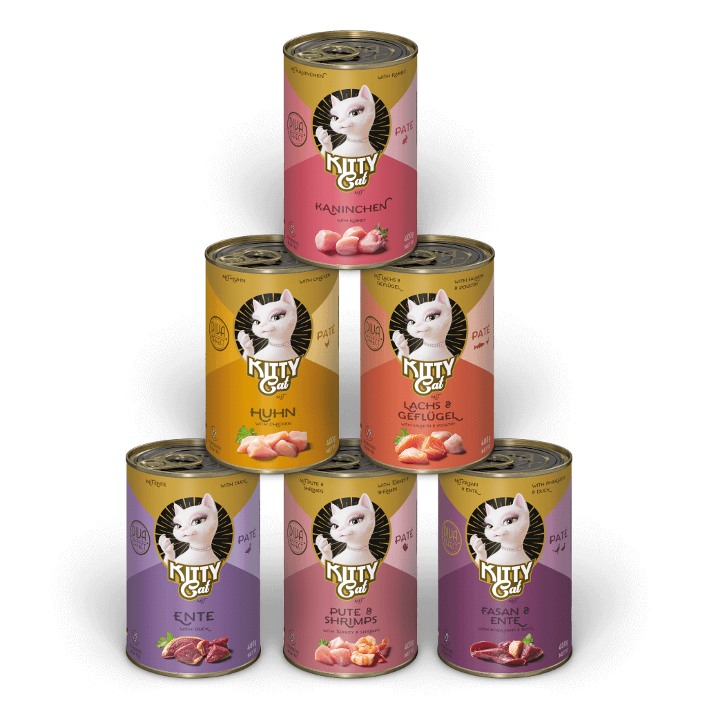 KITTY Cat - Nassfutter Paté Mix ohne Wiederkäuer Mix 3 - 6 x 400 g - Hauptbild