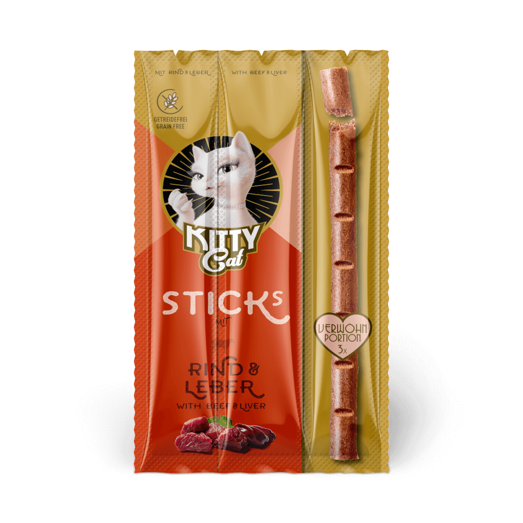 KITTY Cat Snack Sticks - Rind & Leber 15 g - Hauptbild