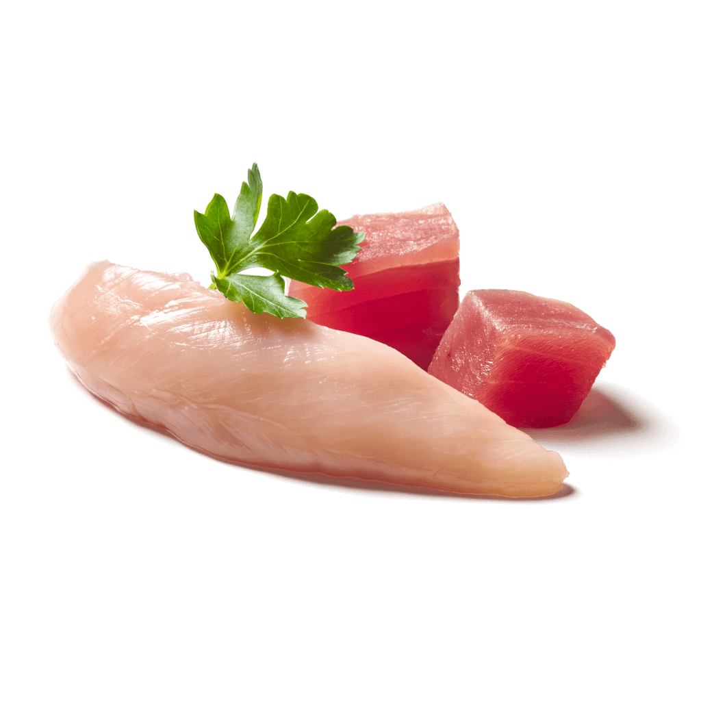 KITTY Cat - Nassfutter Filet in Paté Huhn & Thunfisch 85 g - Zutaten