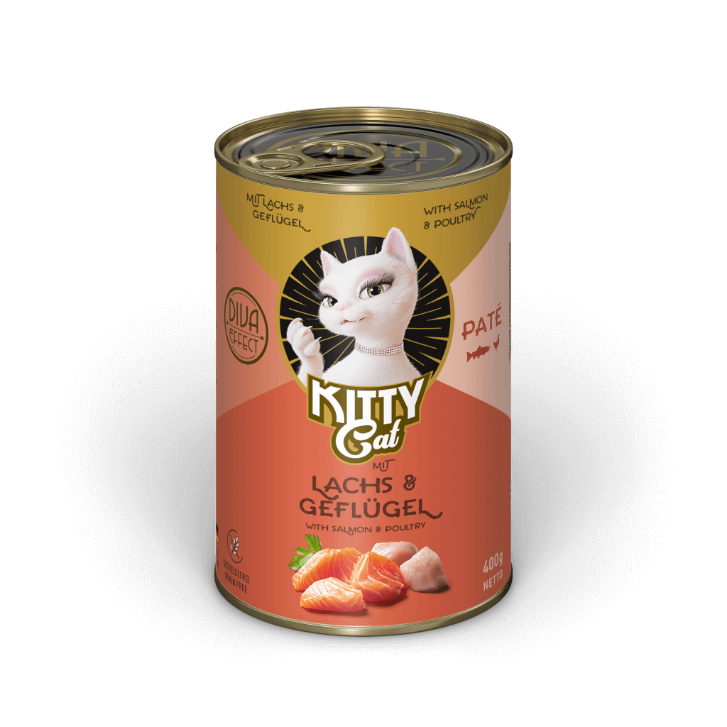 KITTY Cat - Nassfutter Paté Lachs & Geflügel 400 g - Hauptbild