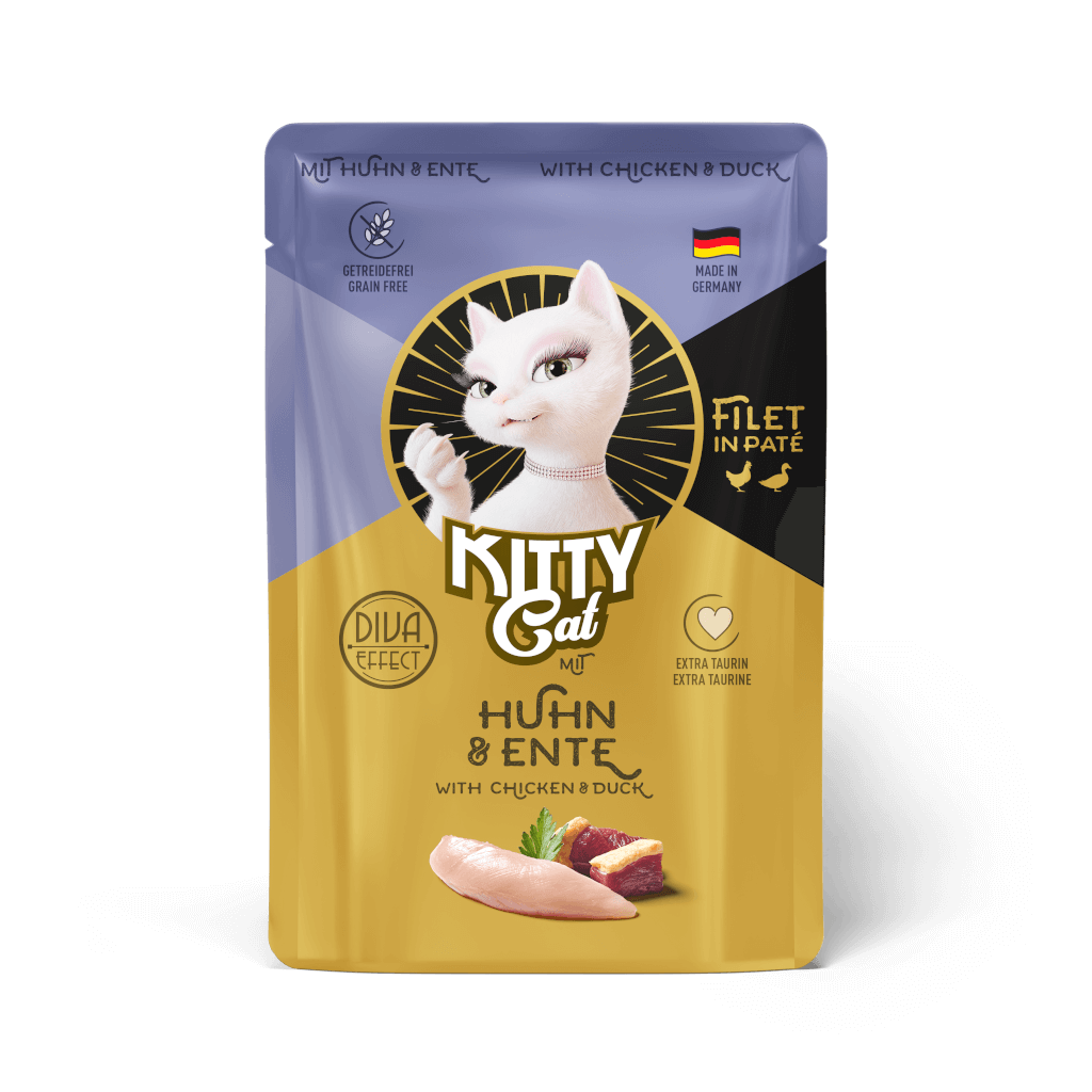 KITTY Cat - Nassfutter Filet in Paté Huhn & Ente 85 g - Hauptbild