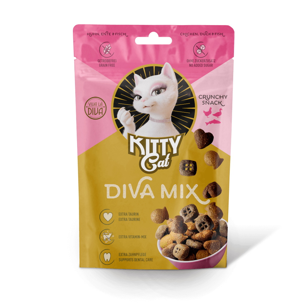 KITTY Cat Snack Diva Mix - Huhn, Ente, Fisch 60 g - Hauptbild