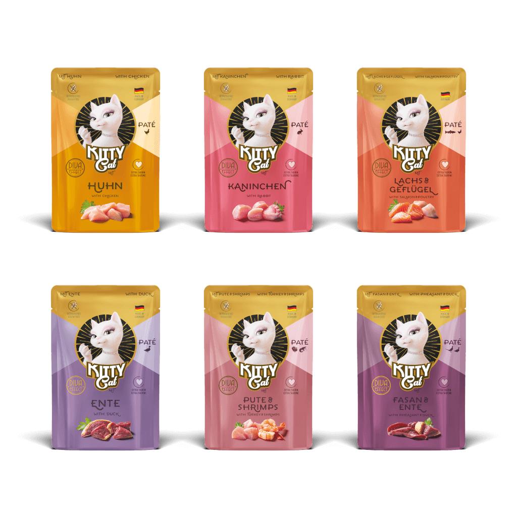 KITTY Cat - Nassfutter Paté ohne Wiederkäuer Mix 3 - 6 x 85 g - Hauptbild