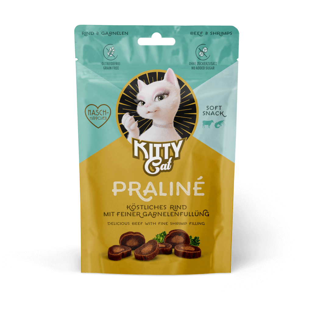 KITTY Cat Snack Praliné - Rind & Garnele 50 g - Hauptbild