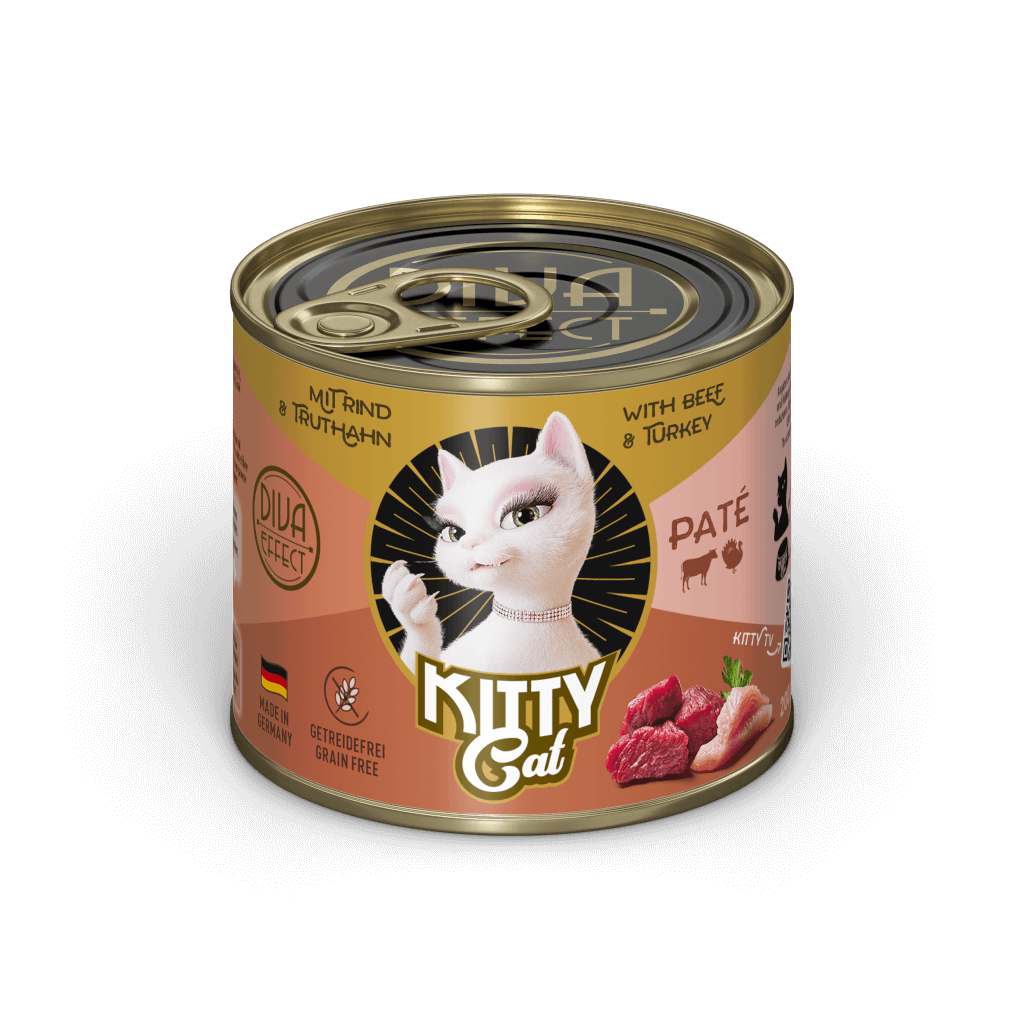 KITTY Cat - Nassfutter Paté Rind & Truthahn 200 g KITTY Cat - Nassfutter Paté Rind & Truthahn 200 g - Hauptbild