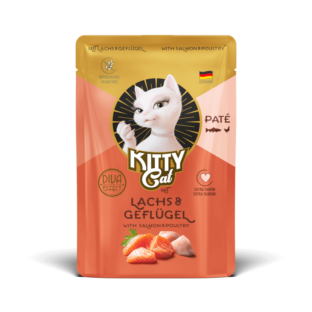 KITTY Cat - Nassfutter Paté Lachs & Geflügel 85 g - Hauptbild