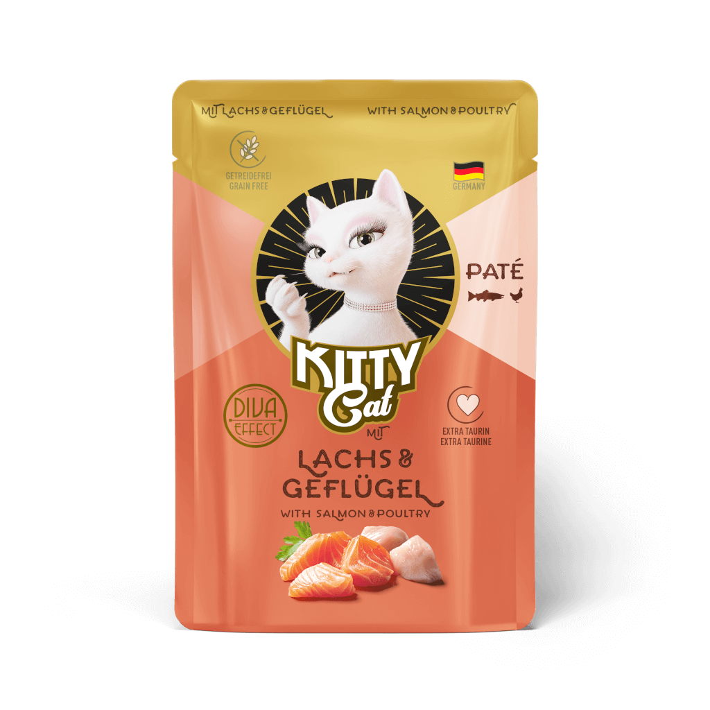 KITTY Cat - Nassfutter Paté Lachs & Geflügel 85 g - Hauptbild