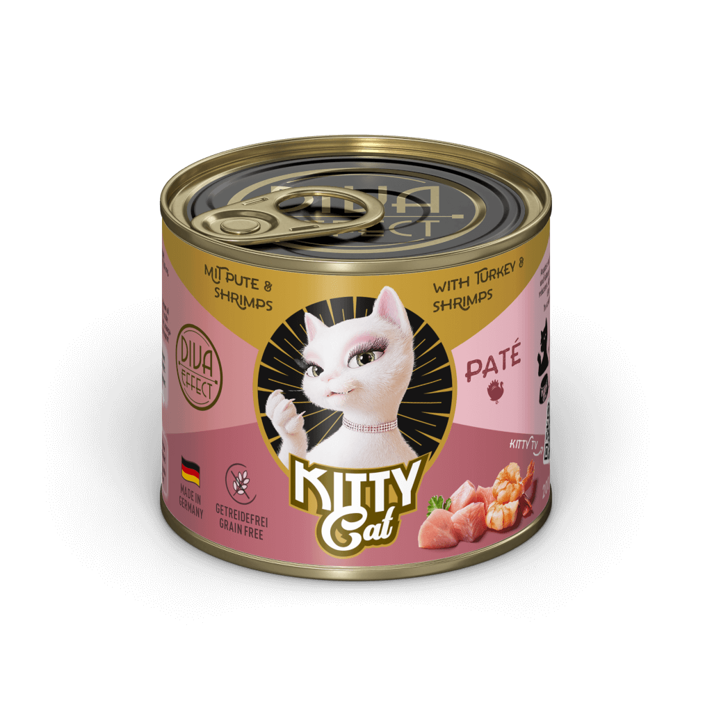 KITTY Cat - Nassfutter Paté Pute & Shrimps 200 g KITTY Cat - Nassfutter Paté Pute & Shrimps 200 g - Hauptbild