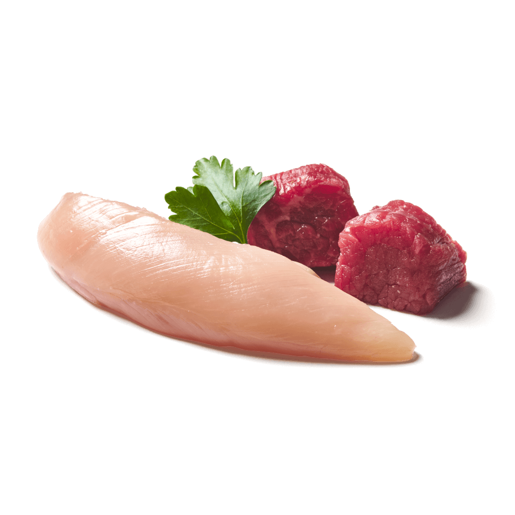 KITTY Cat - Nassfutter Filet in Paté Huhn & Rind 85 g - Zutaten