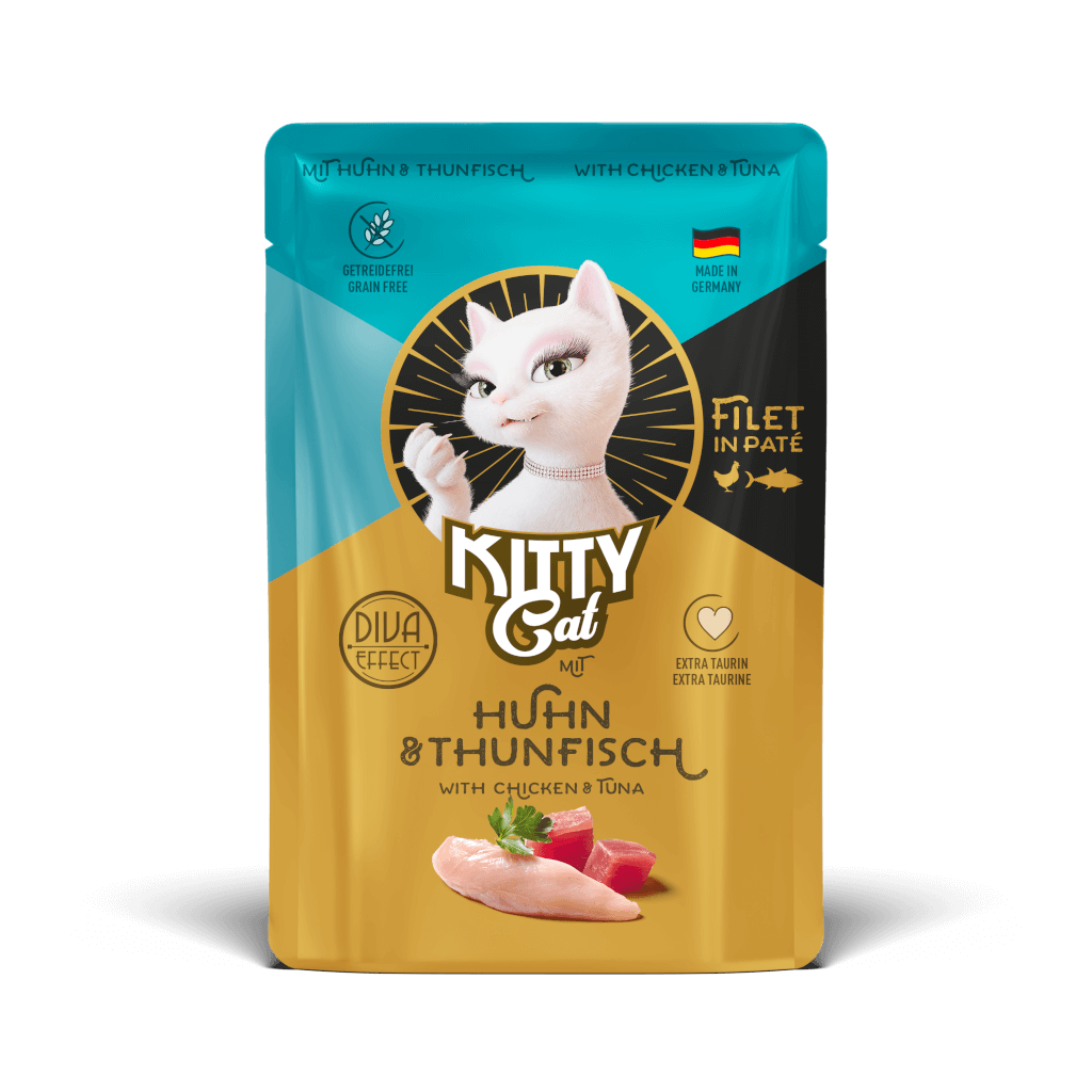KITTY Cat - Nassfutter Filet in Paté Huhn & Thunfisch 85 g - Hauptbild