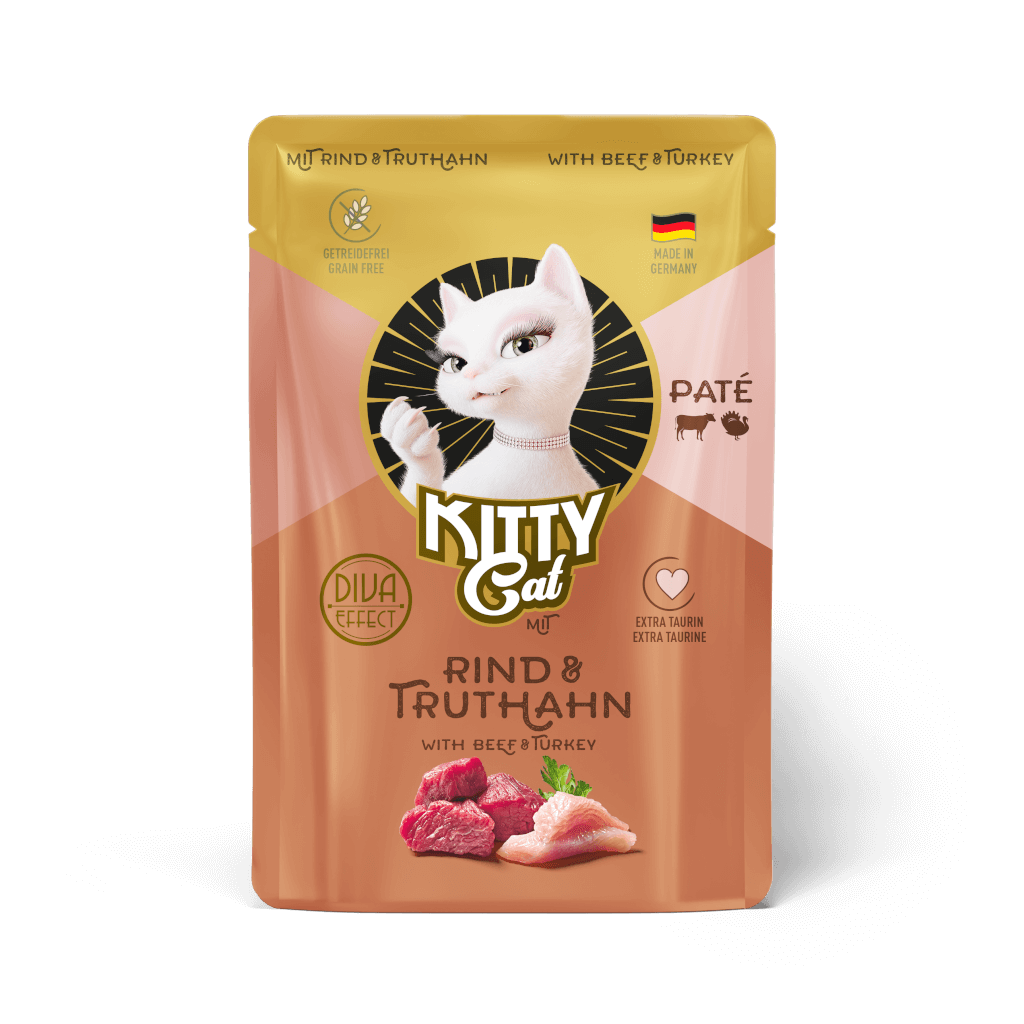 KITTY Cat - Nassfutter Paté Rind & Truthahn 85 g - Hauptbild