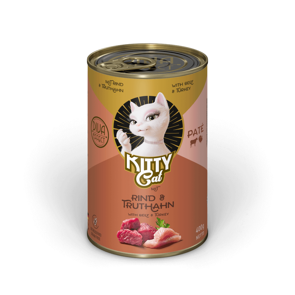 KITTY Cat - Nassfutter Paté Rind & Truthahn 400 g - Hauptbild
