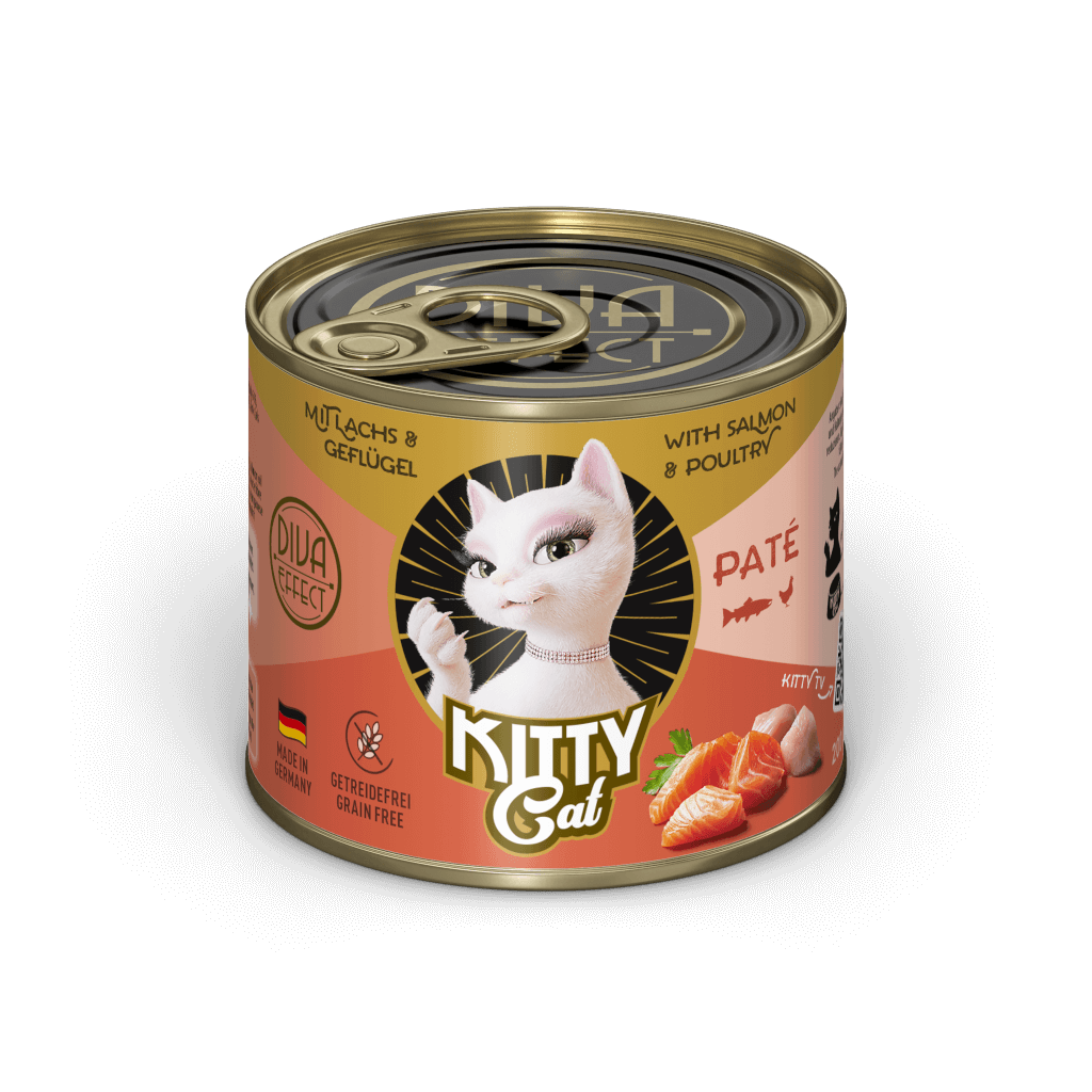 KITTY Cat - Nassfutter Paté Lachs & Geflügel 200 g KITTY Cat - Nassfutter Paté Lachs & Geflügel 200 g - Hauptbild