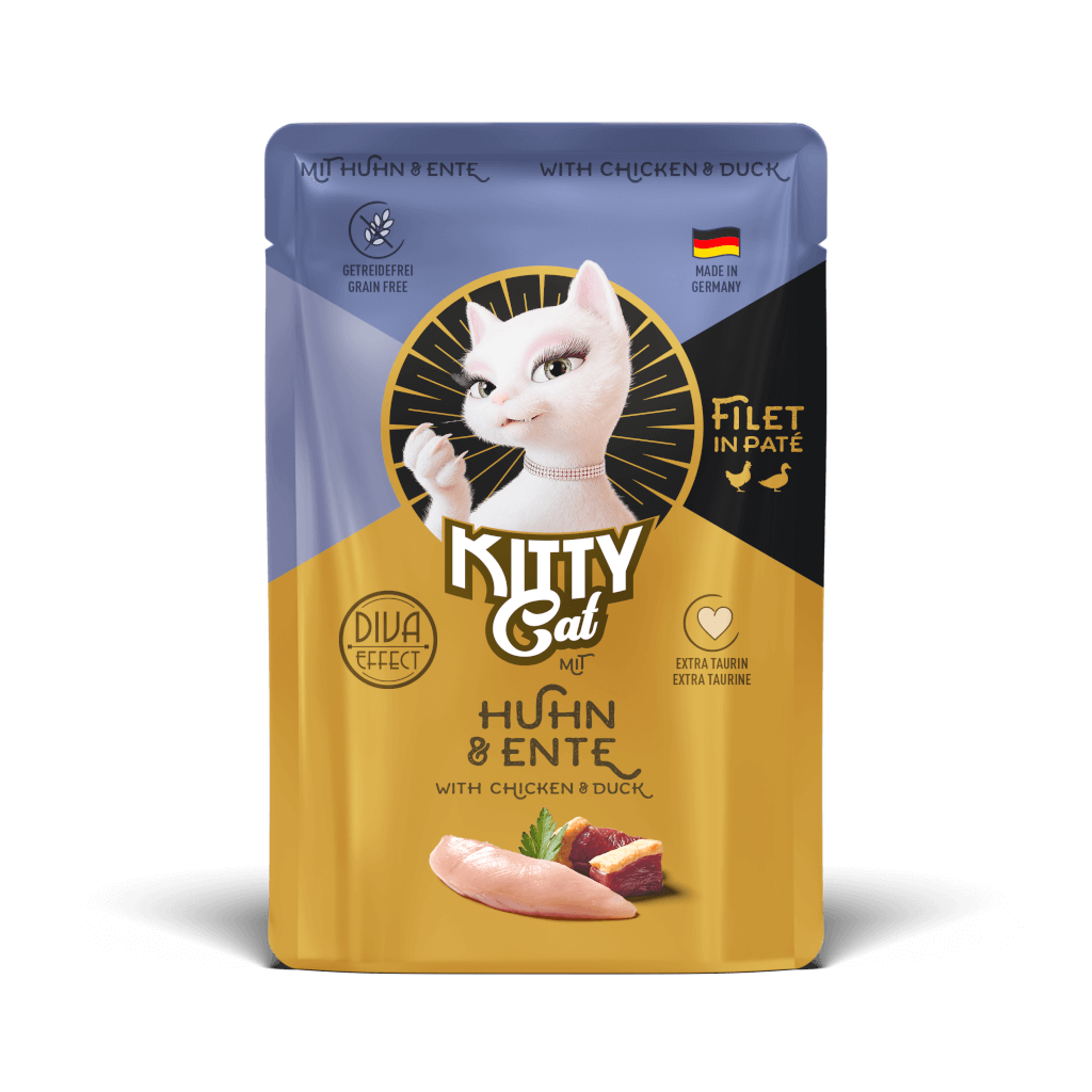KITTY Cat - Nassfutter Filet in Paté Huhn & Ente 85 g - Hauptbild