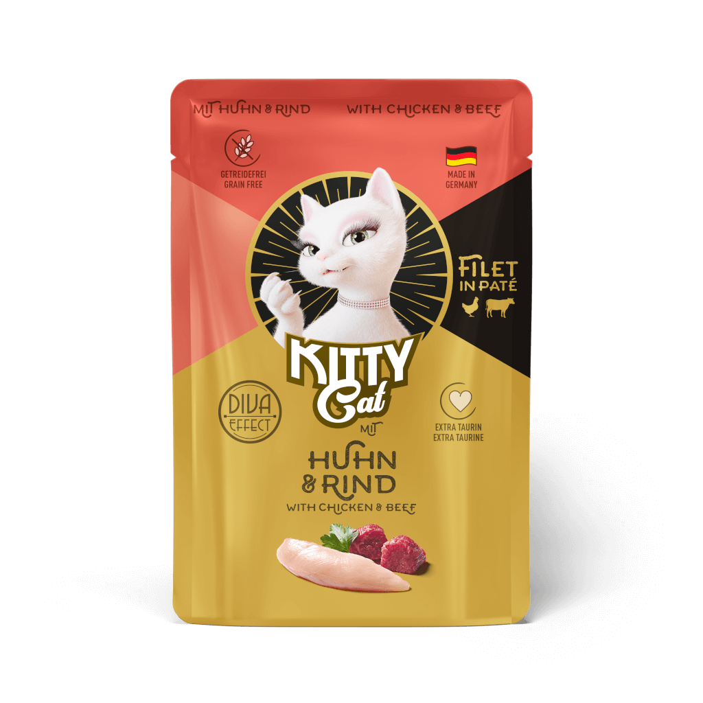 KITTY Cat - Nassfutter Filet in Paté Huhn & Rind 85 g - Hauptbild