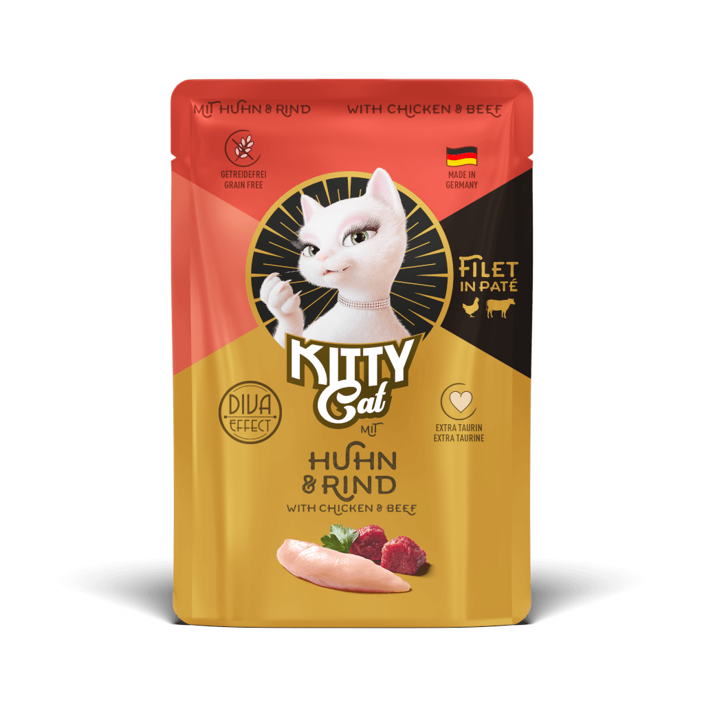 KITTY Cat - Nassfutter Filet in Paté Huhn & Rind 85 g - Hauptbild