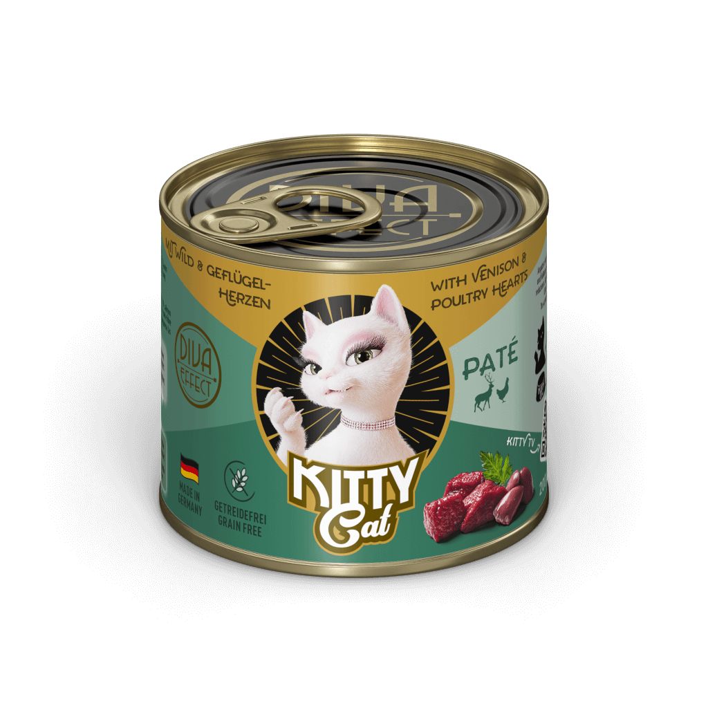 KITTY Cat - Nassfutter Paté Wild & Geflügelherzen 200 g KITTY Cat - Nassfutter Paté Wild & Geflügelherzen 200 g - Hauptbild