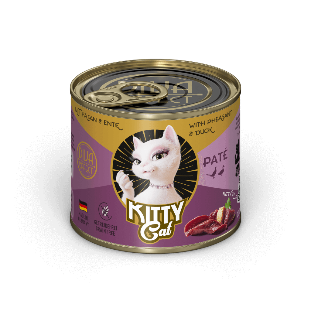 KITTY Cat - Nassfutter Paté Fasan & Ente 200 g KITTY Cat - Nassfutter Paté Fasan & Ente 200 g - Hauptbild