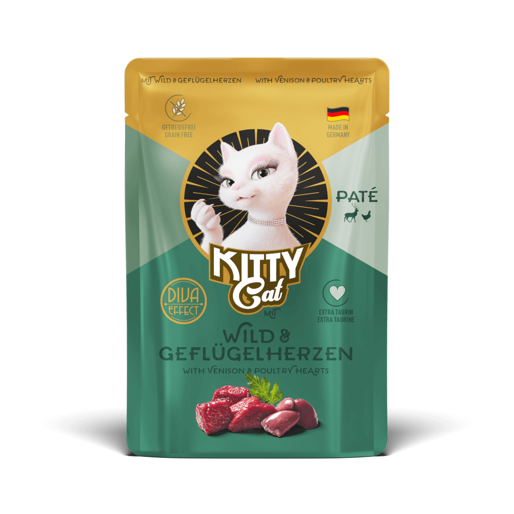 KITTY Cat - Nassfutter Paté Wild & Geflügelherzen 85 g - Hauptbild